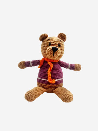 Teddy Bear Rattle Soft Purple - Prezzi