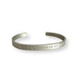"I Am The Captain Of My Soul" Bracelet - silver matt - Prezzi