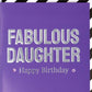 Fabulous Daughter. Garlanna