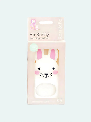 Rosa & Bo Bunny Silicone Teether Pink - Prezzi