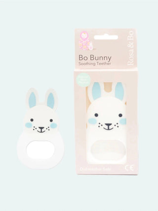 Rosa & Bo Bunny Silicone Teether Mint - Prezzi