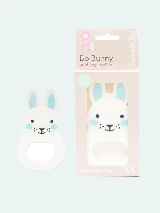 Rosa & Bo Bunny Silicone Teether Mint - Prezzi