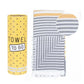 Towel to Go Bali Hammam Towel Grey/Mustard - Prezzi