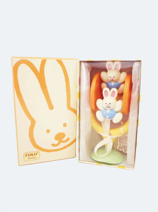 Tolo Baby Highchair Toy Bunnies Pastel - Presentation Boxed - Prezzi