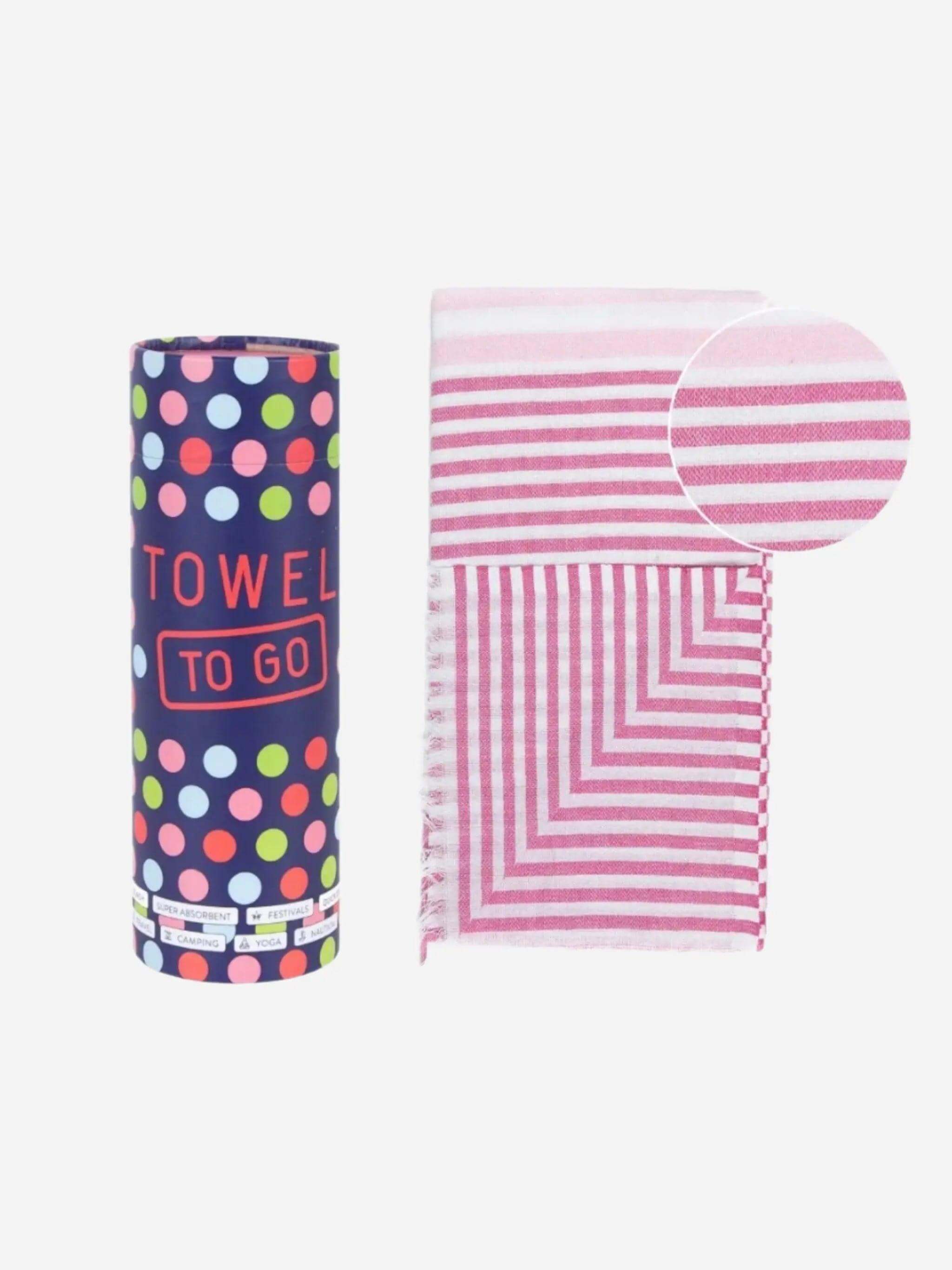 Towel to Go Bali Hammam Towel Fuchsia/Pink - Prezzi