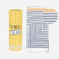 Towel to Go Bali Hammam Towel Grey/Mustard - Prezzi