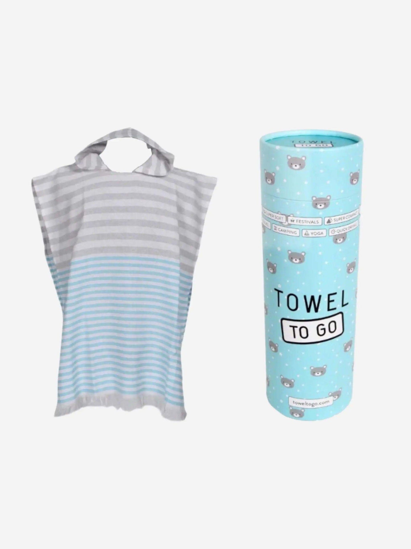 Towel to Go Kids Poncho Playa Blue - Prezzi