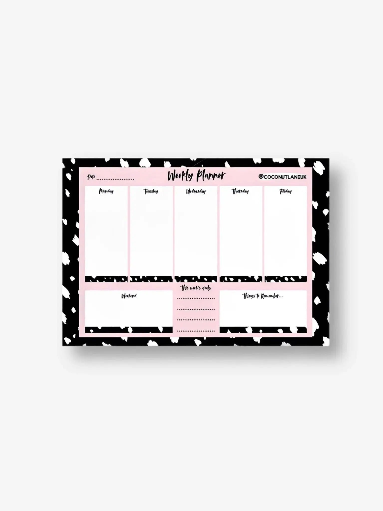 Coconut Lane Planner Black Print - Prezzi
