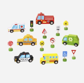 Transportation & Street Sign Vehicles Set - Prezzi