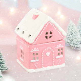 Pink Gingerbread House Burner Something Different