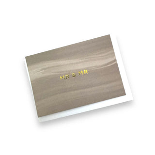 Mr & Mr Foiled Card Mileto