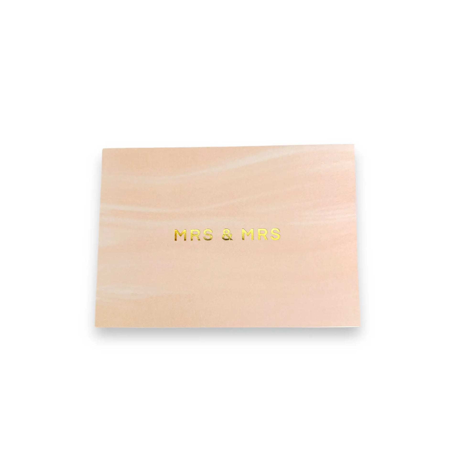 Mrs & Mrs Foiled Card Mileto