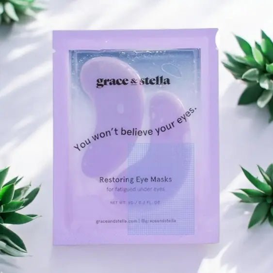 Grace & Stella Under Eye Mask - Purple - Retinol Grace & Stella