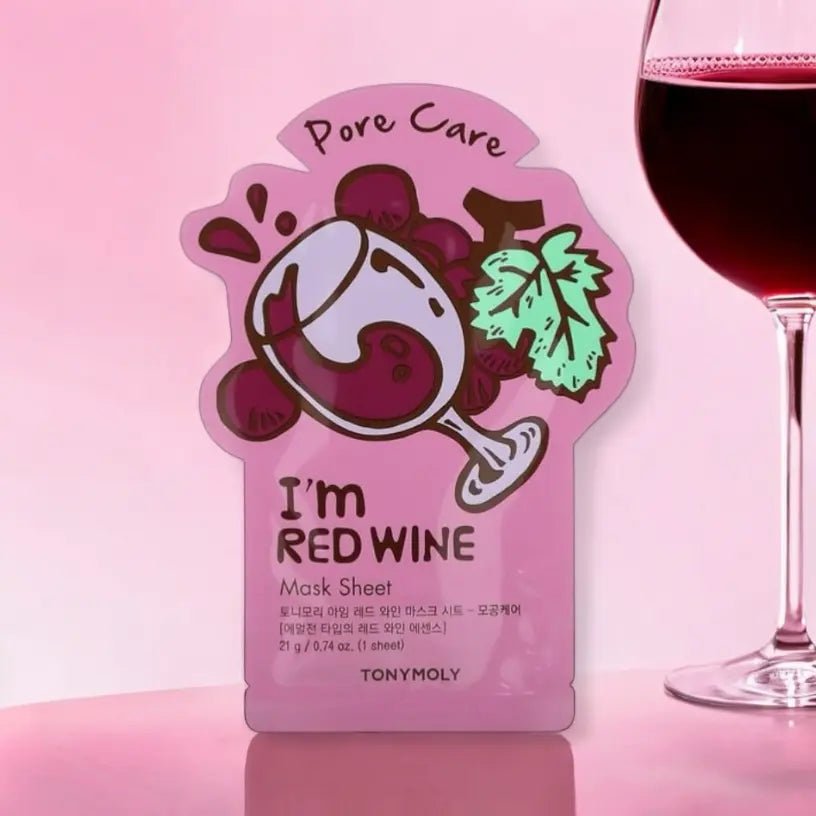 I'm Red Wine Beauty Mask Sheet Tony Moly