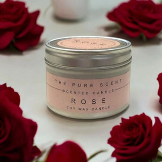 Mini Rose Soy Candle THE PURE SCENT