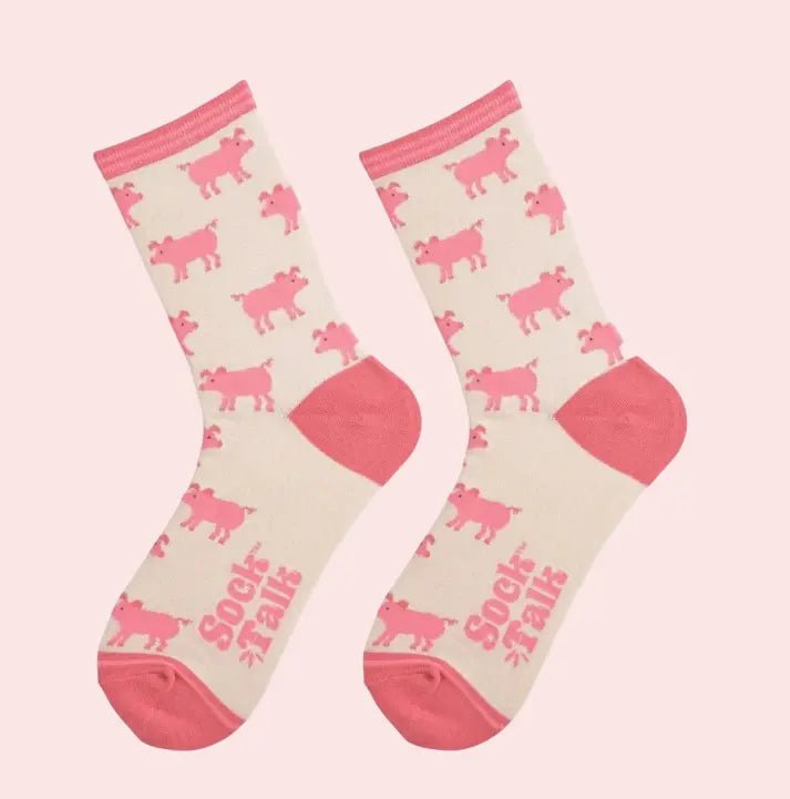 Sock Talk Pink Pigs Socks Sock Talk