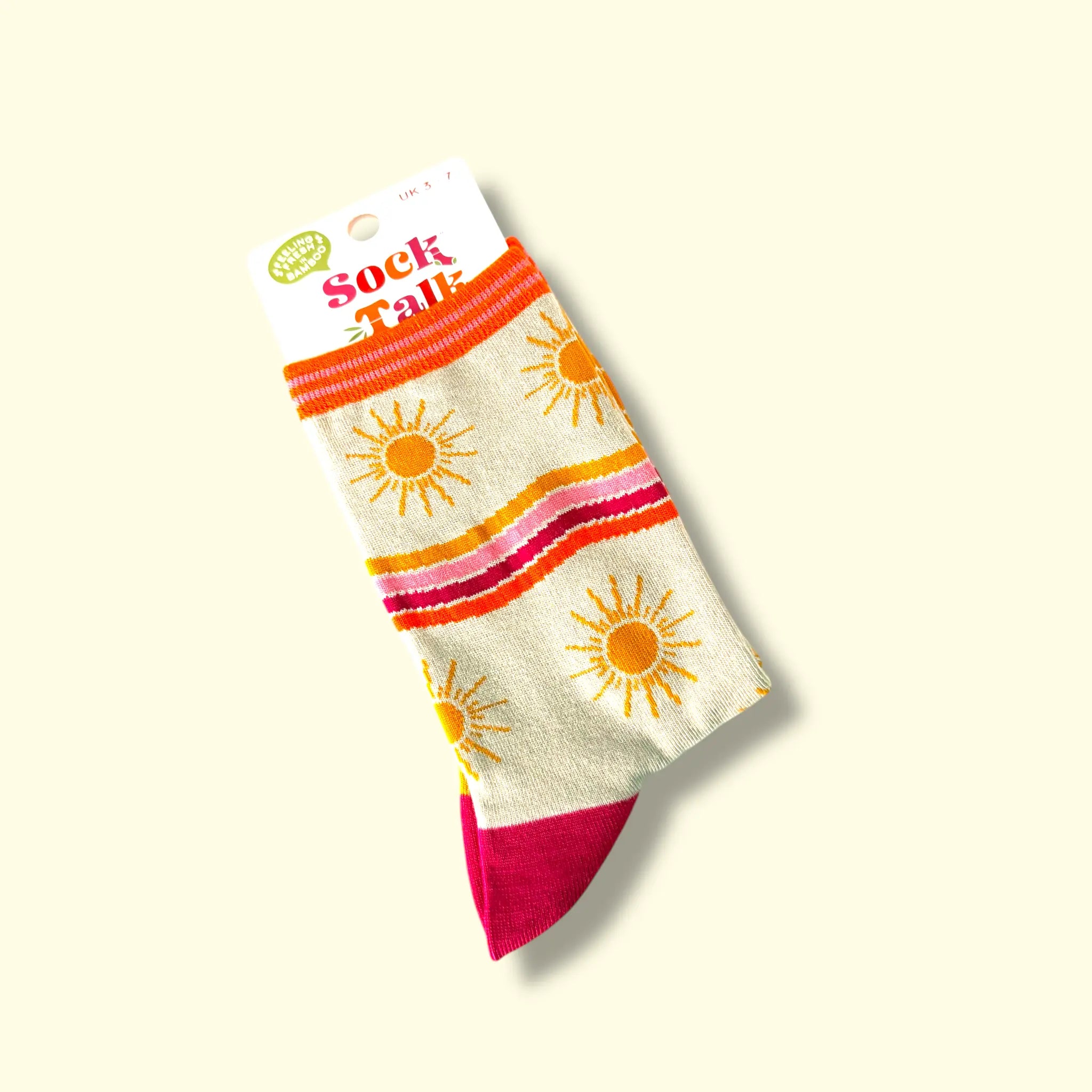 Sock Talk Cream Sunshine Socks Sock Talk