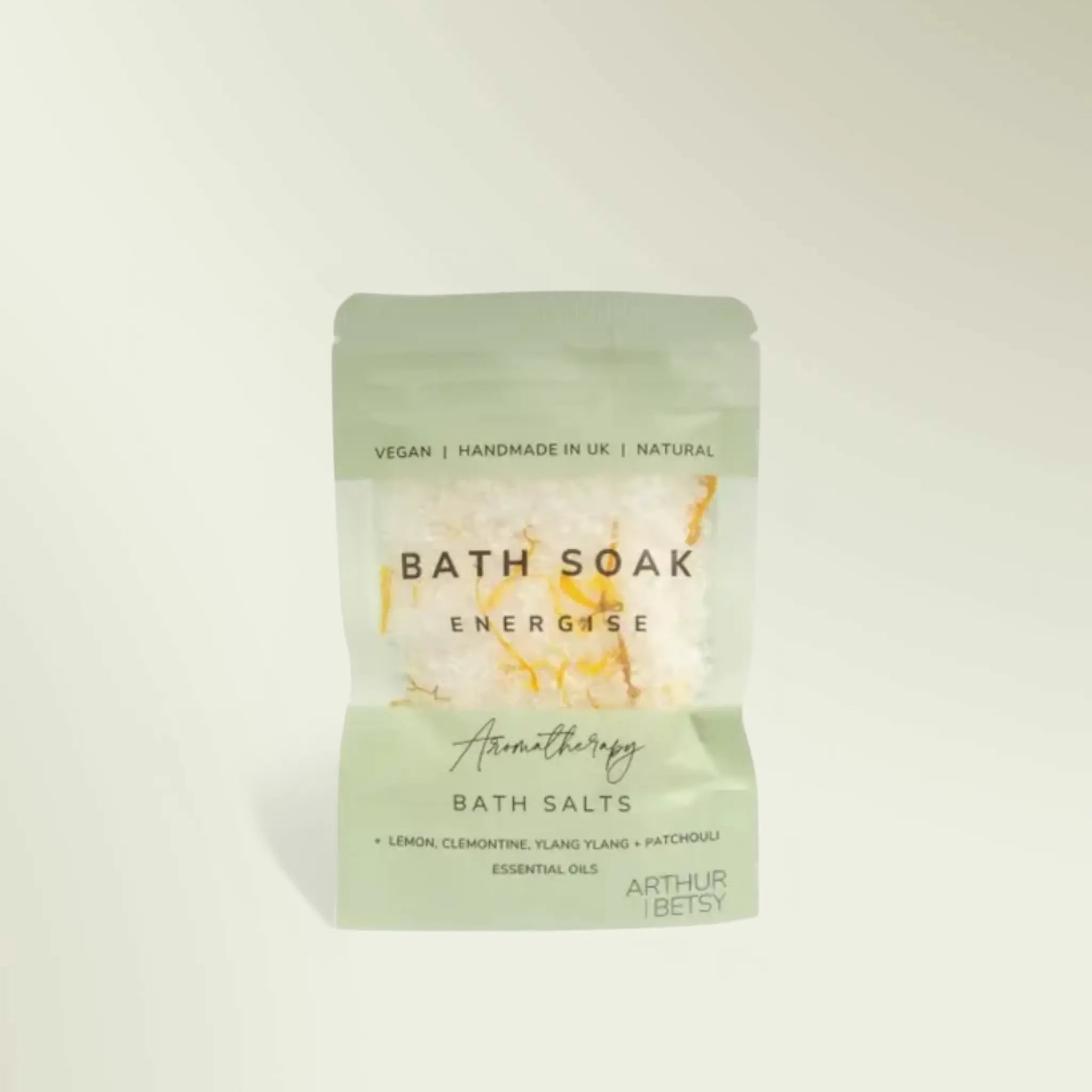 Aromatherapy bath salts Energise Arthur Betsy