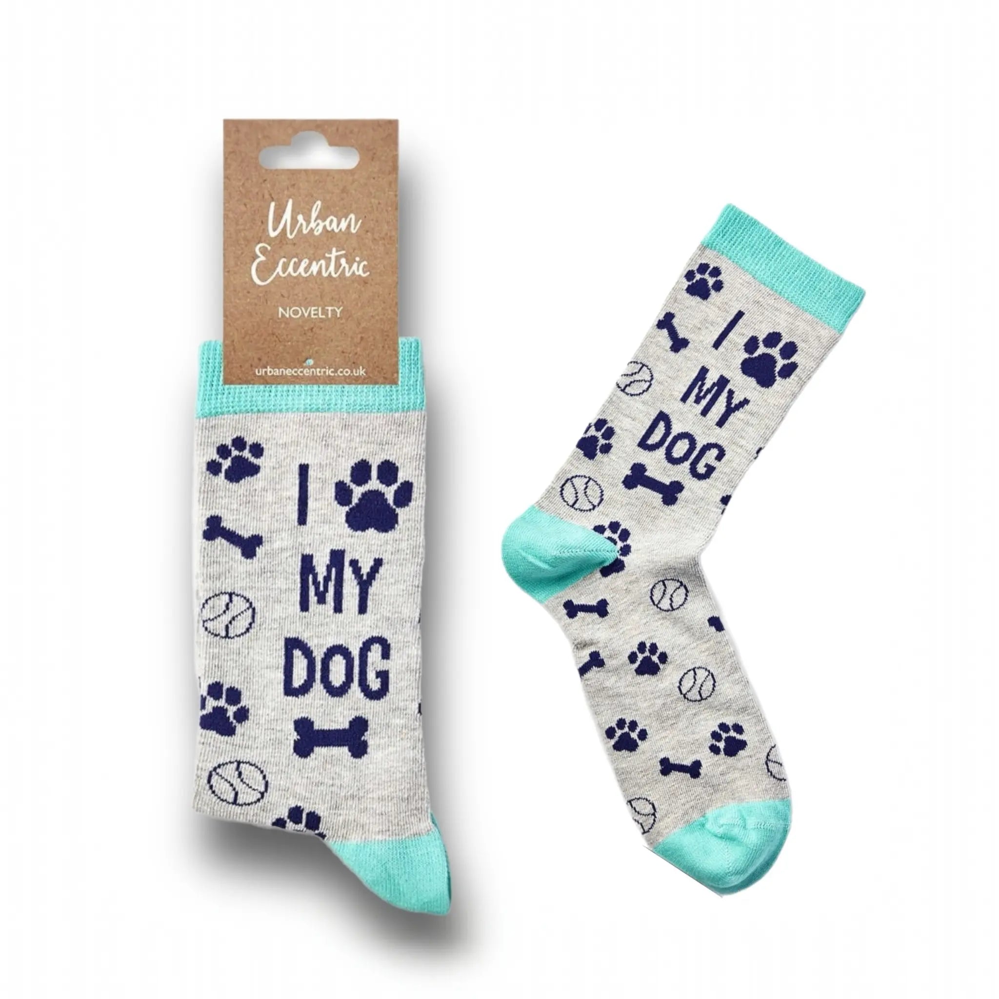 I Love My Dog Socks Urban Eccentric - Prezzi