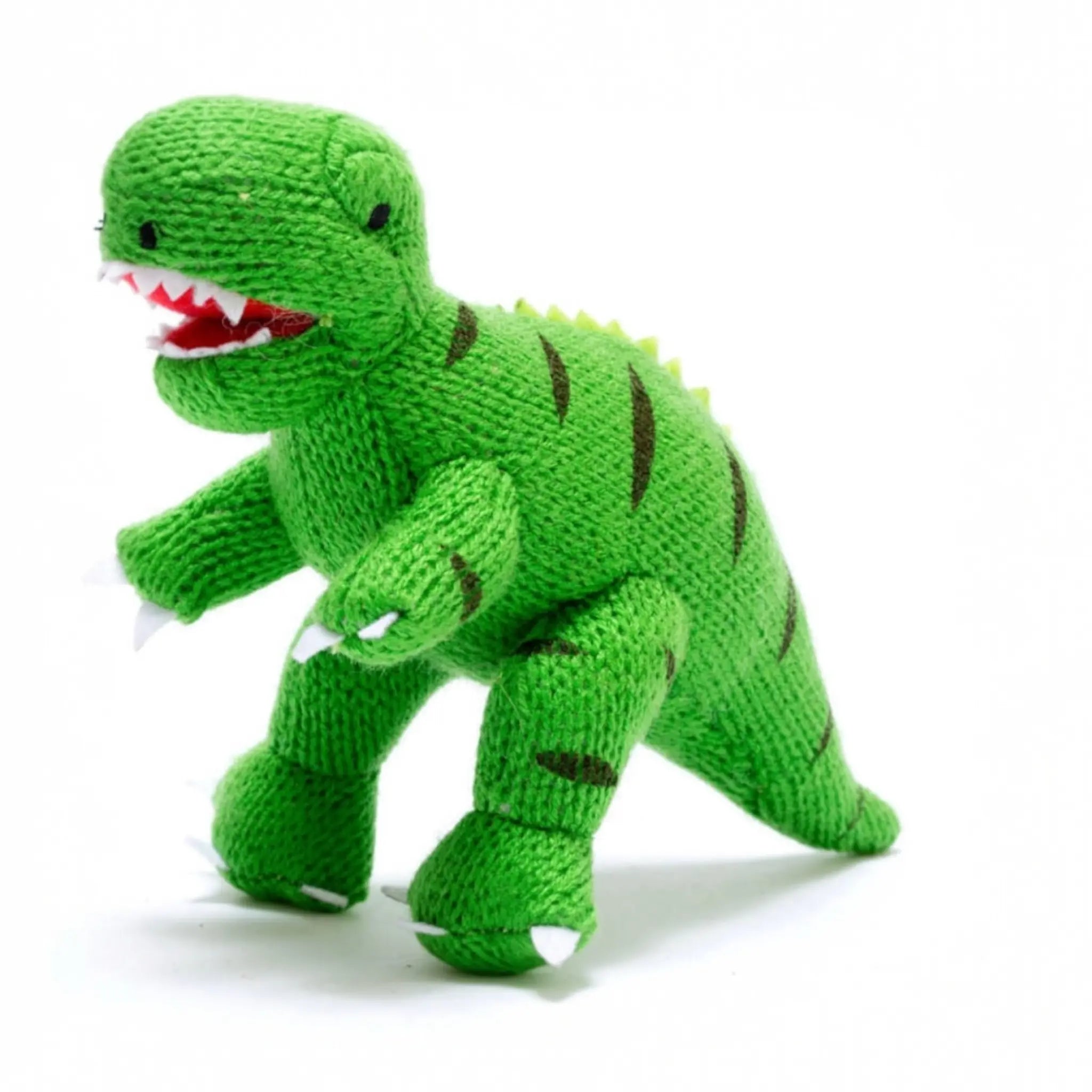 Knitted Green T Rex Dinosaur Toy - Prezzi