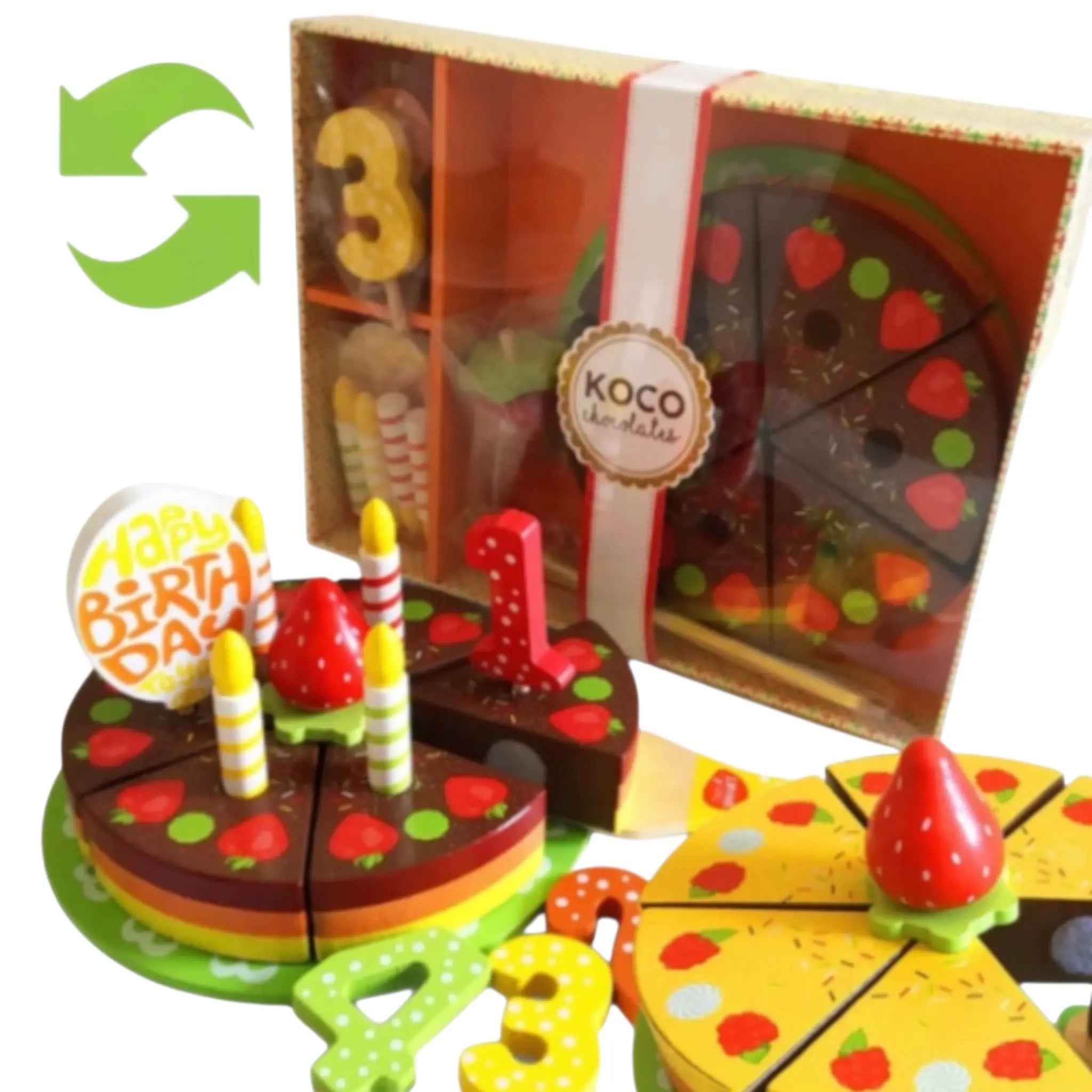 Koco Wooden Celebration Cake - Prezzi