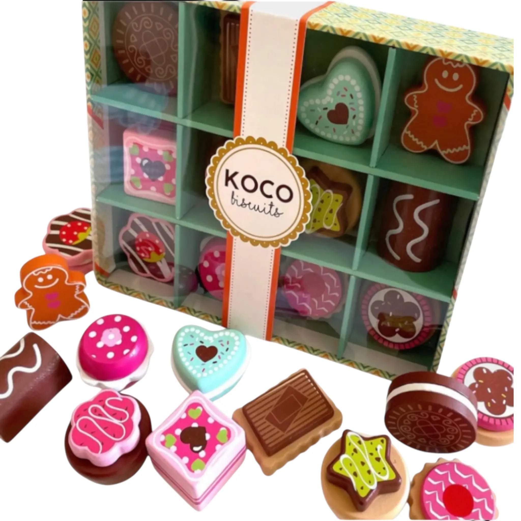 Koco Wooden Cookies Selection Box - Prezzi