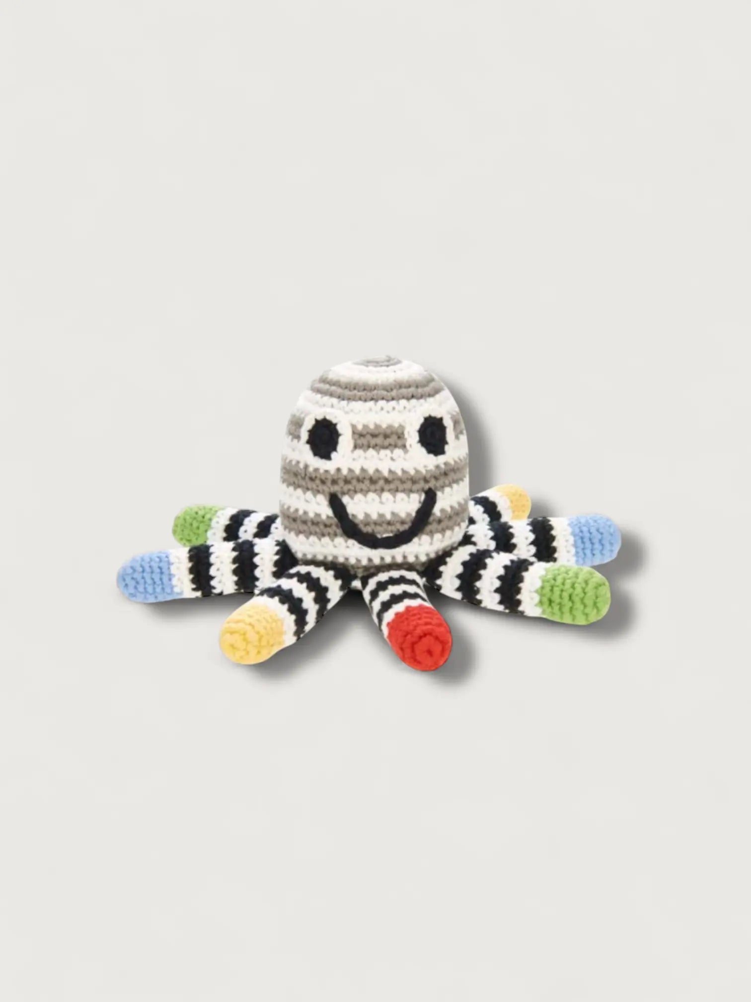 Pebble Black and White Octopus Rattle - Prezzi
