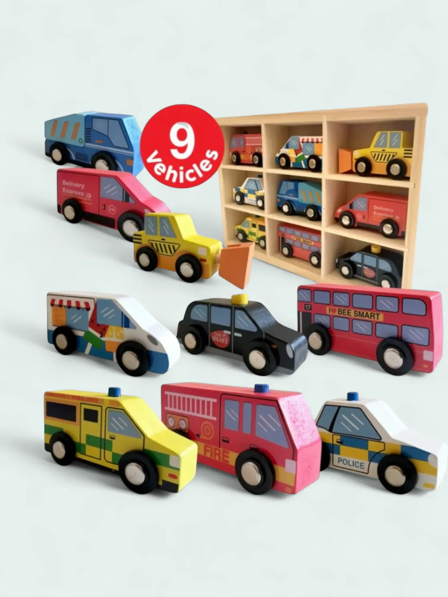 Wooden Vehicles Playset - Prezzi