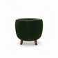 RETRO RIBBED PLANTER MATTE OLIVE