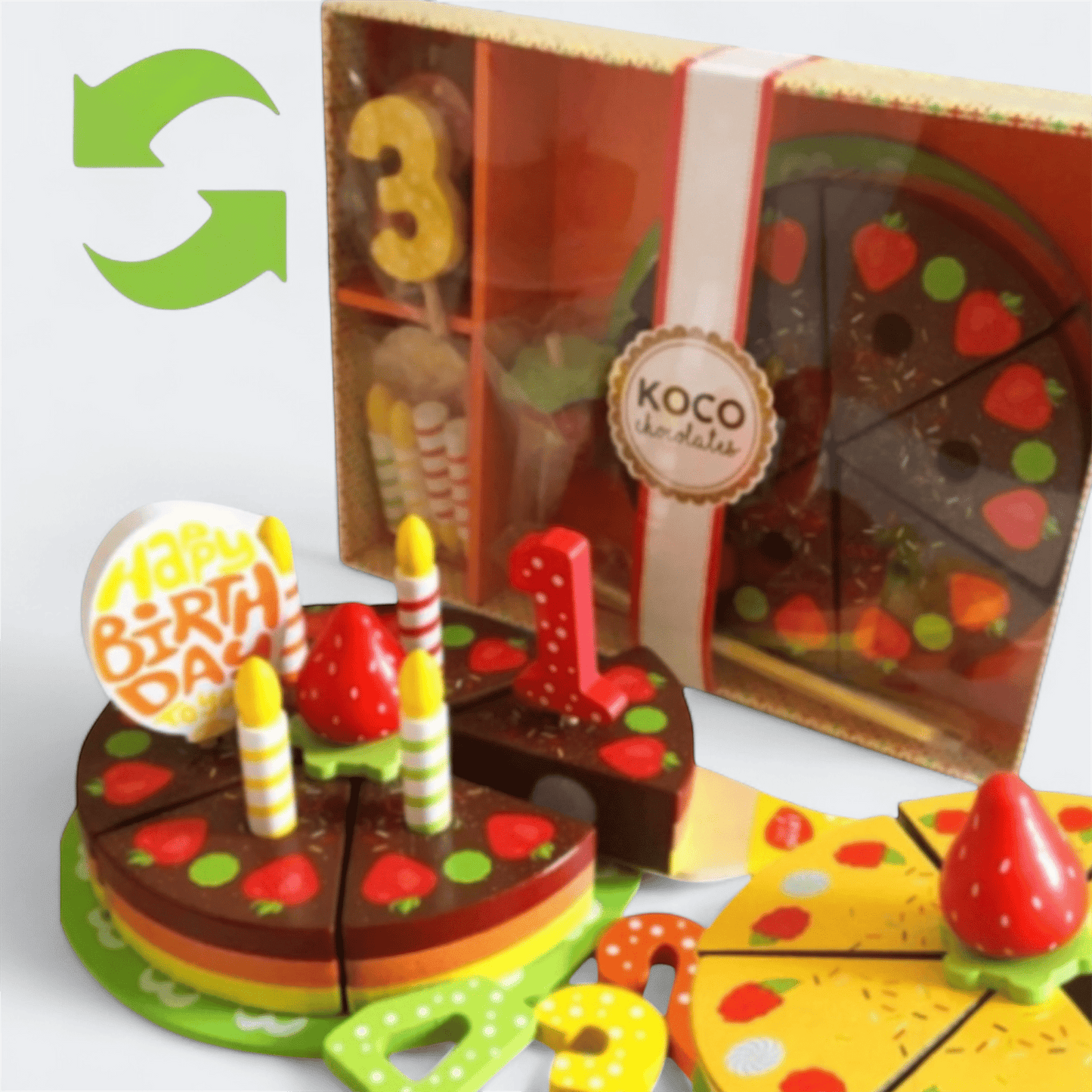 Koco Wooden Celebration Cake - Prezzi