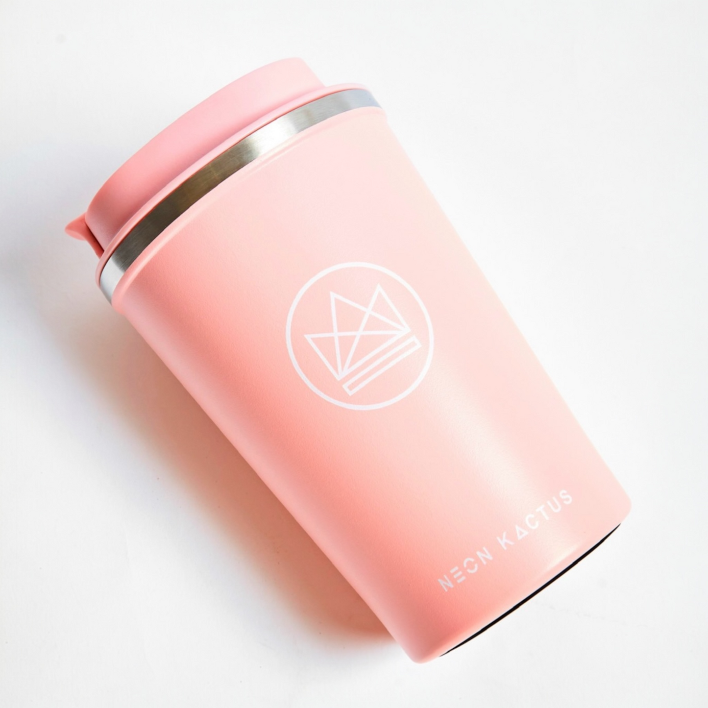 Neon Kactus Insulated Coffee Cup - Pink Flamingo 12oz Neon Kactus