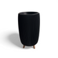 Retro Ribbed High Planter - Black Satin Millees