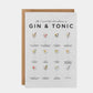 All I Want For Christmas Is Gin & Tonic Christmas Card - Prezzi