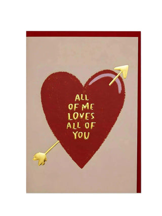All of Me loves all of You card - Prezzi