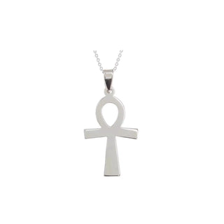 Ankh Silver Pendant Necklace - Prezzi