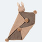 Baby Threads Taupe Bunny Comforter - Prezzi