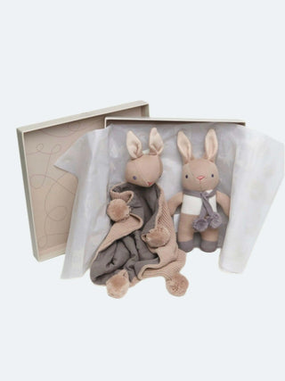 Baby Threads Taupe Bunny Gift Set - Prezzi