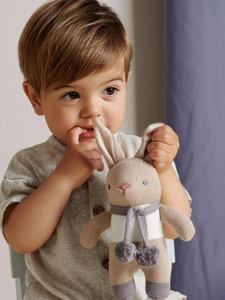 Baby Threads Taupe Bunny Rattle - Prezzi