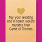 Bettie Confetti - Game of Thrones Wedding - Prezzi