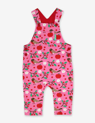 Organic Robin Print Dungarees Toby Tiger