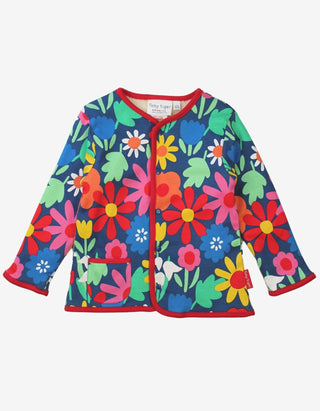 Organic Bold Floral Reversible Jacket Toby Tiger