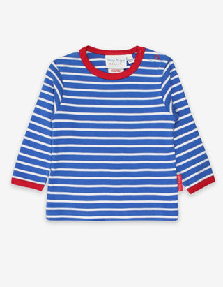 Organic Blue Breton T-Shirt Toby Tiger