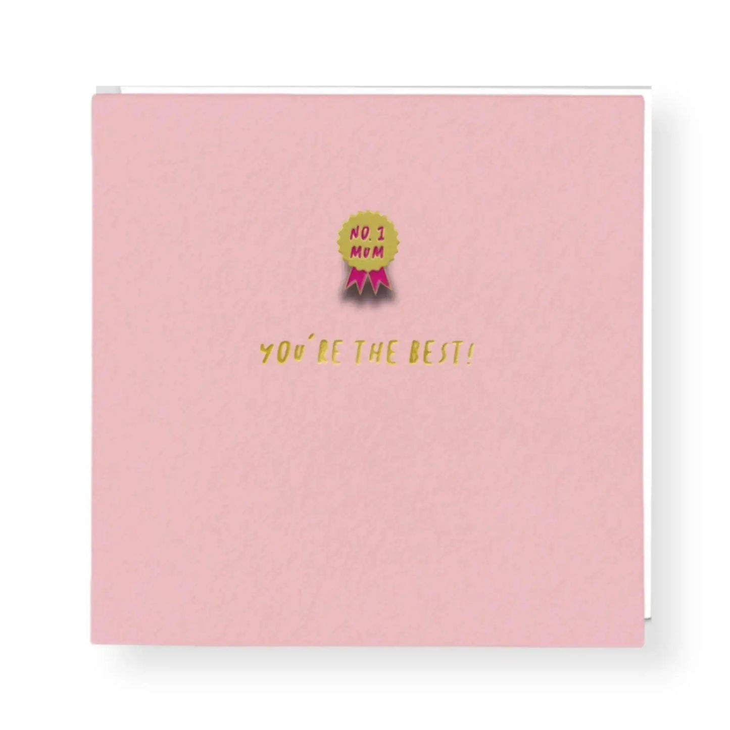 No.1 Mum You're The Best Mother's Day Pin Card - Prezzi