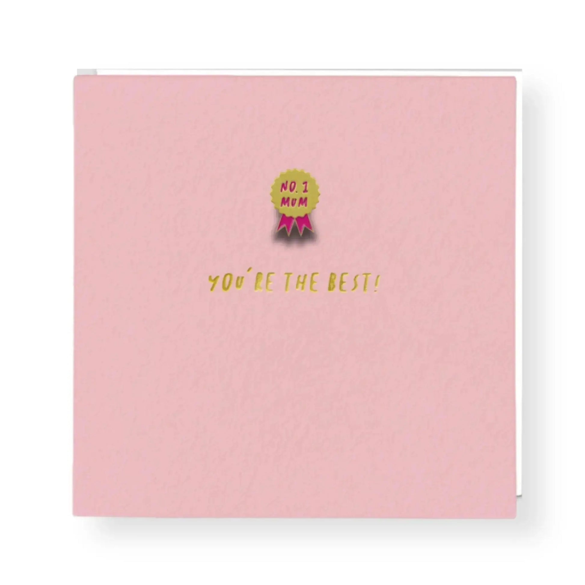 No.1 Mum You're The Best Mother's Day Pin Card - Prezzi