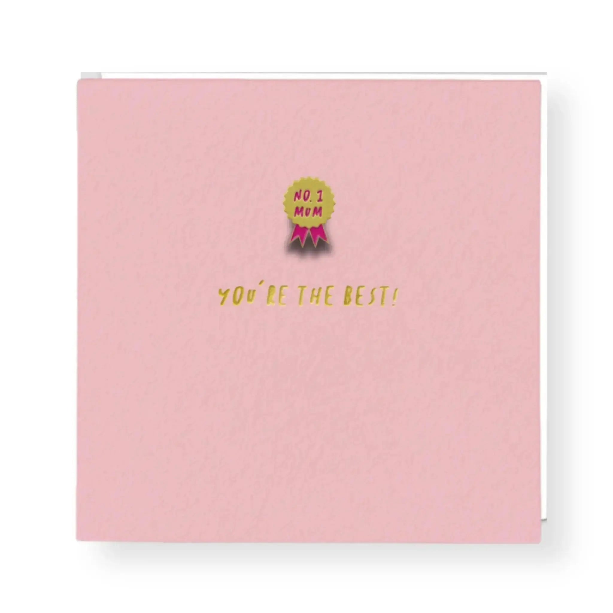 No.1 Mum You're The Best Mother's Day Pin Card - Prezzi