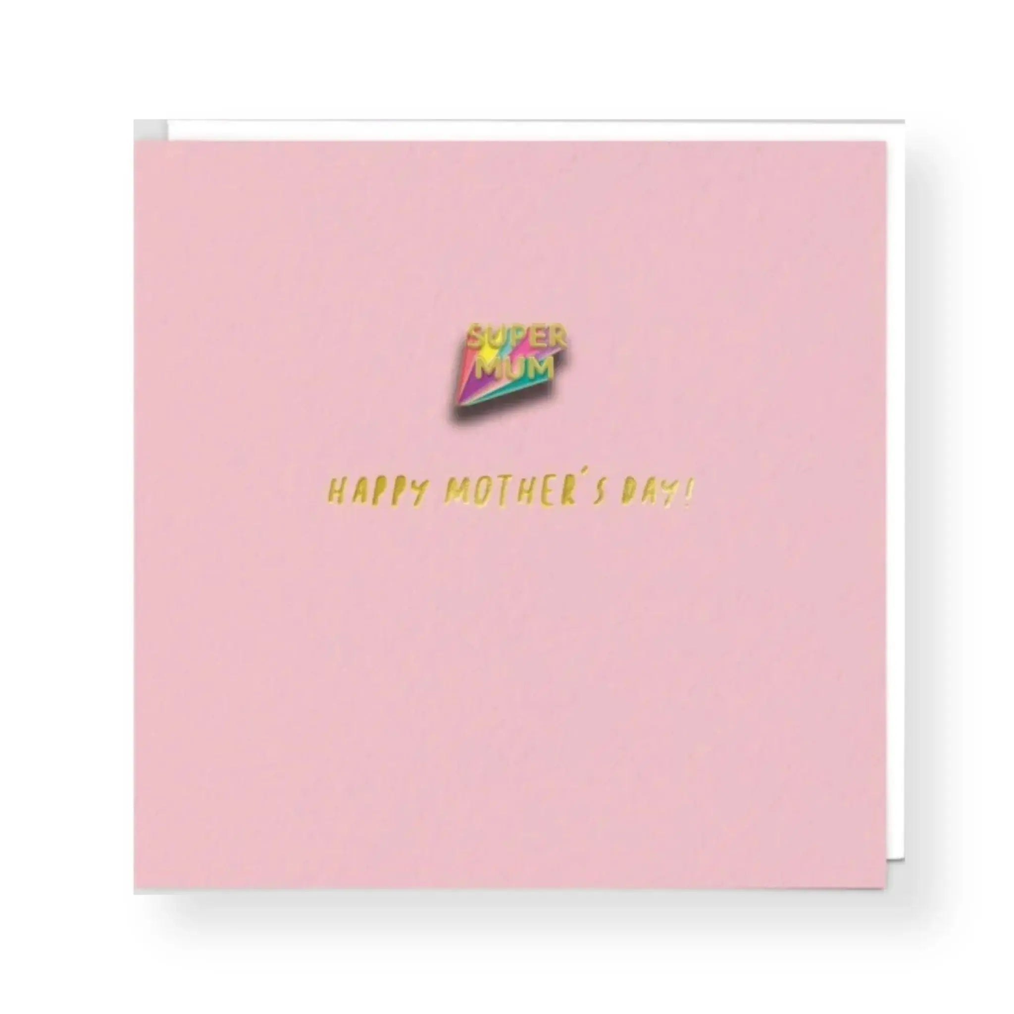 Super Mum Mother's Day Pin Card - Prezzi