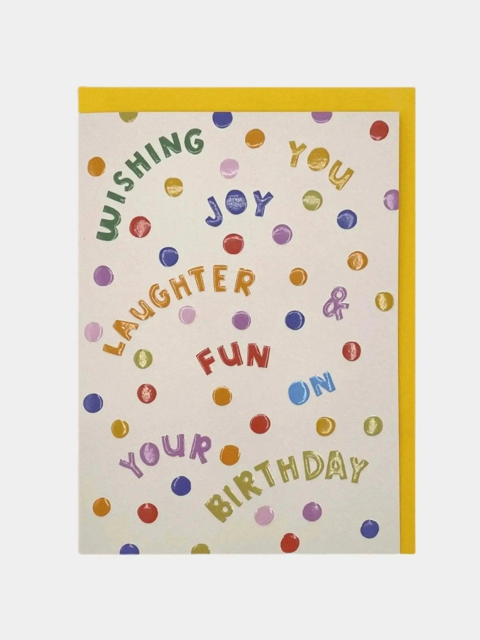 'Wishing you joy, laughter & fun Raspberry Blossom