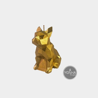 Gold Bulldog Candle - Prezzi