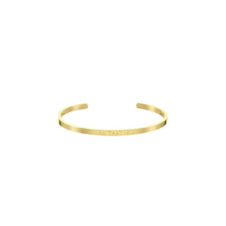 ‘I Am That I Am’ Affirmation Bracelet Gold - Prezzi