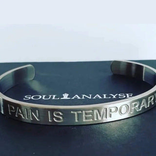 ‘Pain Is Temporary’ Chunky Bracelet - Prezzi